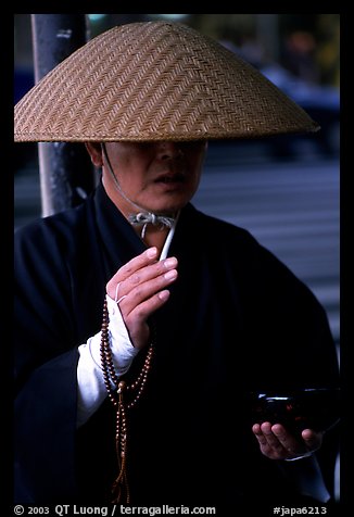 Buddhist monk. Tokyo, Japan