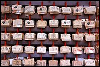 Prayers tablets, Meiji-jingu Shrine. Tokyo, Japan (color)