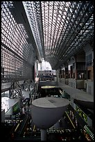 Train station hall. Kyoto, Japan ( color)