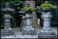 Sacred urns in Tosho-gu Shrine. Nikko, Japan ( color)