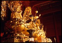 Statue of buddhist goddess. Nikko, Japan ( color)