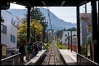 Cable-car from Gora Station, Hakone. Japan ( color)
