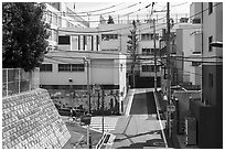 Streets, Toshima. Tokyo, Japan ( black and white)