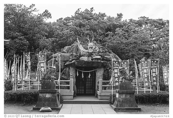 Okutsumiya Shrine. Enoshima Island, Japan