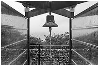 Dragons Love Bell. Enoshima Island, Japan ( black and white)