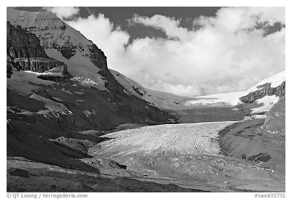 Athabasca Glacier, early morning. Jasper National Park, Canadian Rockies, Alberta, Canada