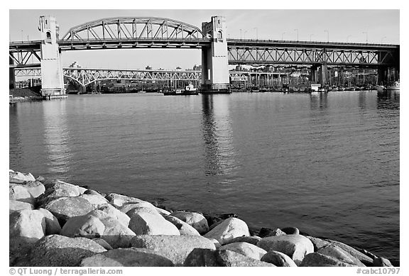 Burrard Bridge, late afternoon. Vancouver, British Columbia, Canada