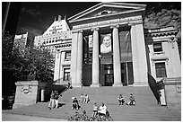 Museum. Vancouver, British Columbia, Canada ( black and white)