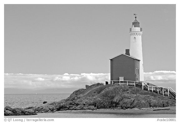 Oldest lightouse on the Canadian West Coast. Victoria, British Columbia, Canada