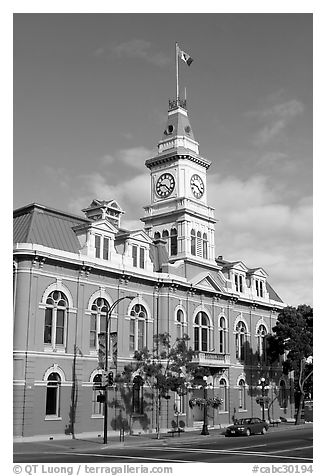 City Hall, morning. Victoria, British Columbia, Canada