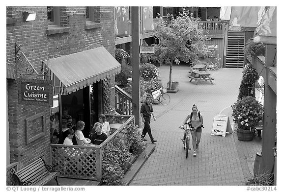 Market Square. Victoria, British Columbia, Canada (black and white)