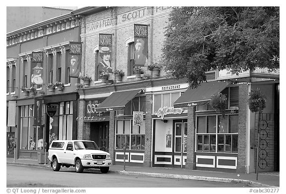 Storefronts near Market Square. Victoria, British Columbia, Canada