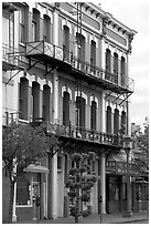 Fisgard street. Victoria, British Columbia, Canada ( black and white)