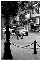 Water Street, Gastown. Vancouver, British Columbia, Canada ( black and white)