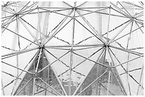 Science world dome. Vancouver, British Columbia, Canada ( black and white)