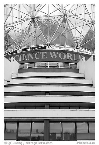 Close-up of Science world building. Vancouver, British Columbia, Canada