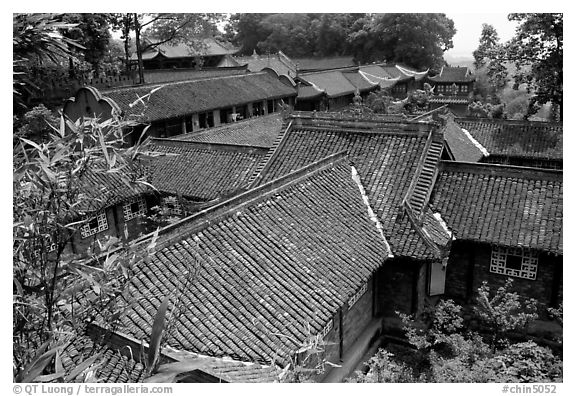 Wuyou Si, Tang dynasty temple. Leshan, Sichuan, China