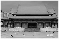 National Concert Hall. Taipei, Taiwan ( black and white)