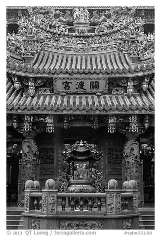 Facade, Guandu Temple. Taipei, Taiwan