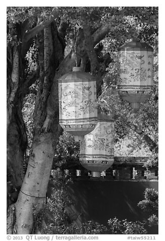 Paper lanterns, Confuscius Temple. Taipei, Taiwan