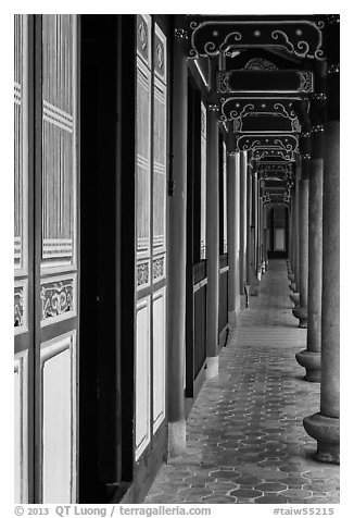 Gallery, West Side building, Confuscius Temple. Taipei, Taiwan