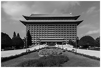 Grand Hotel, Zhongshan District. Taipei, Taiwan (black and white)