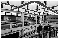 Visitor center. Taroko National Park, Taiwan ( black and white)