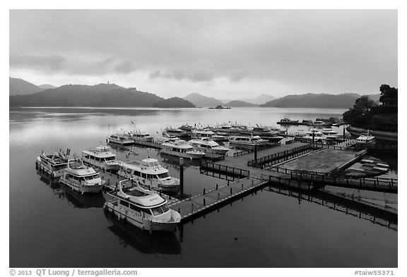 Shueishe Pier, early morning. Sun Moon Lake, Taiwan