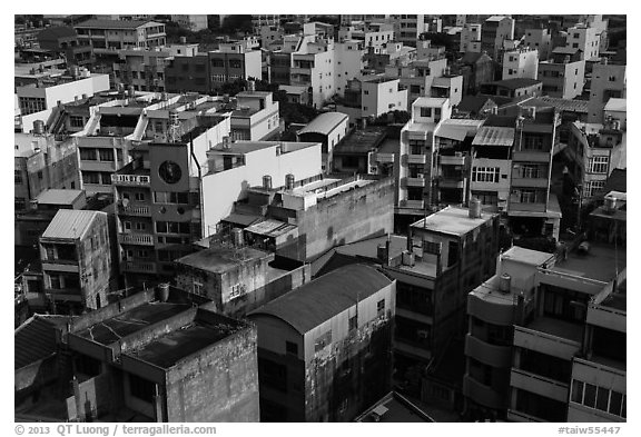 Modern rooftops. Lukang, Taiwan