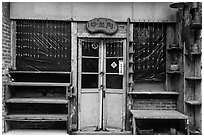 Old storefront. Lukang, Taiwan ( black and white)