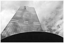 Tour du Midi. Brussels, Belgium (black and white)