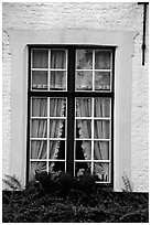 Window, Beguinage. Bruges, Belgium ( black and white)