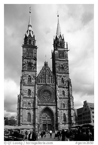 Sankt Lozenz Kirche (cathedral). Nurnberg, Bavaria, Germany