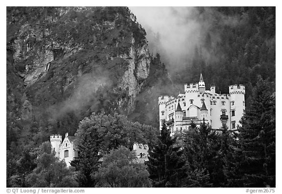 Hohenschwangau, built in 1832 for Maximillien II, King Ludwig's father. Bavaria, Germany