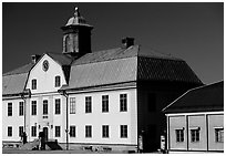 Mining Museum in Falun. Central Sweden (black and white)