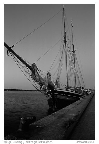 Two-masted Sailboat, Vastervik. Gotaland, Sweden