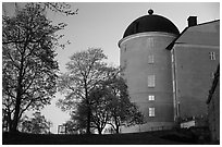 Uppsala castle. Uppland, Sweden ( black and white)