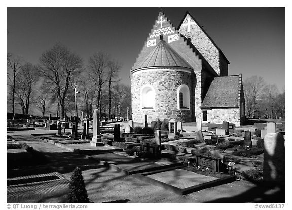 12th century Church of Gamla Uppsala. Uppland, Sweden