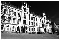 City hall, Orebro. Central Sweden (black and white)