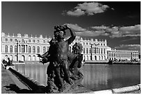 Versailles Palace. France (black and white)