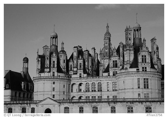 Chambord chateau. Loire Valley, France