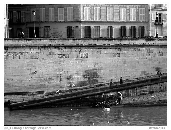 Ramp on Saint-Louis island. Paris, France