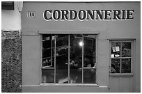 Cordonnnerie. Paris, France ( black and white)