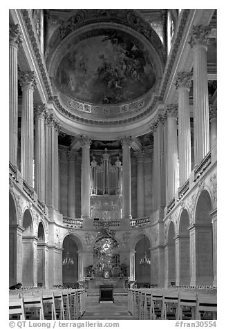 Chapel of the Versailles palace. France