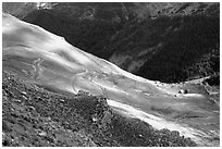 Col de la Cayolle. Maritime Alps, France ( black and white)