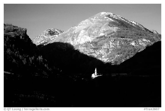 Church of Saint Dalmas le Selvage. Maritime Alps, France