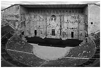 Theatre antique, Orange. Provence, France (black and white)