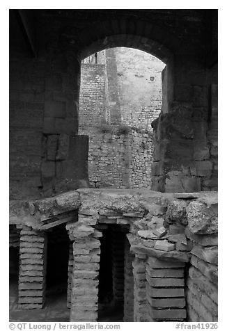 Detail of Roman Bath. Arles, Provence, France