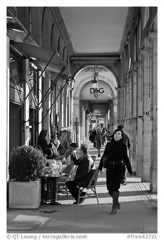 Arcades, Palais Royal. Paris, France