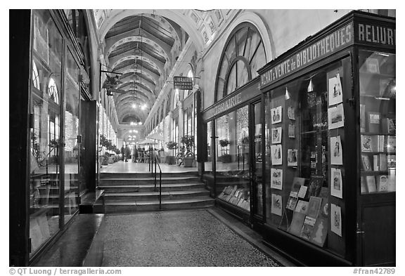 Antiquarian Bookstore, passage Vivienne. Paris, France